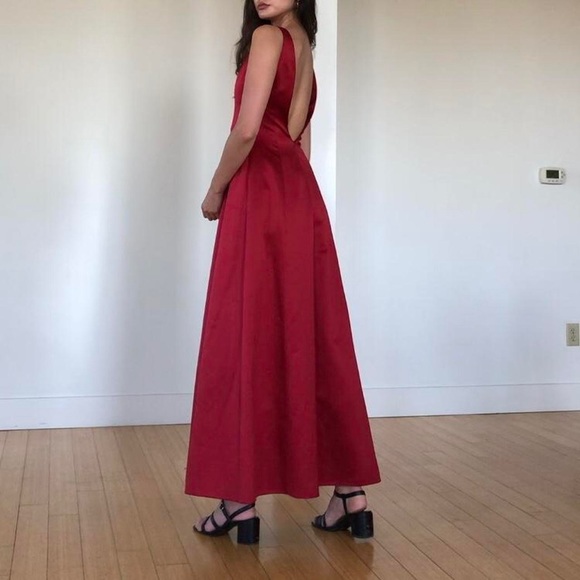 Gorgeous vintage 90s deep red evening gown ♥️ - Picture 6 of 6